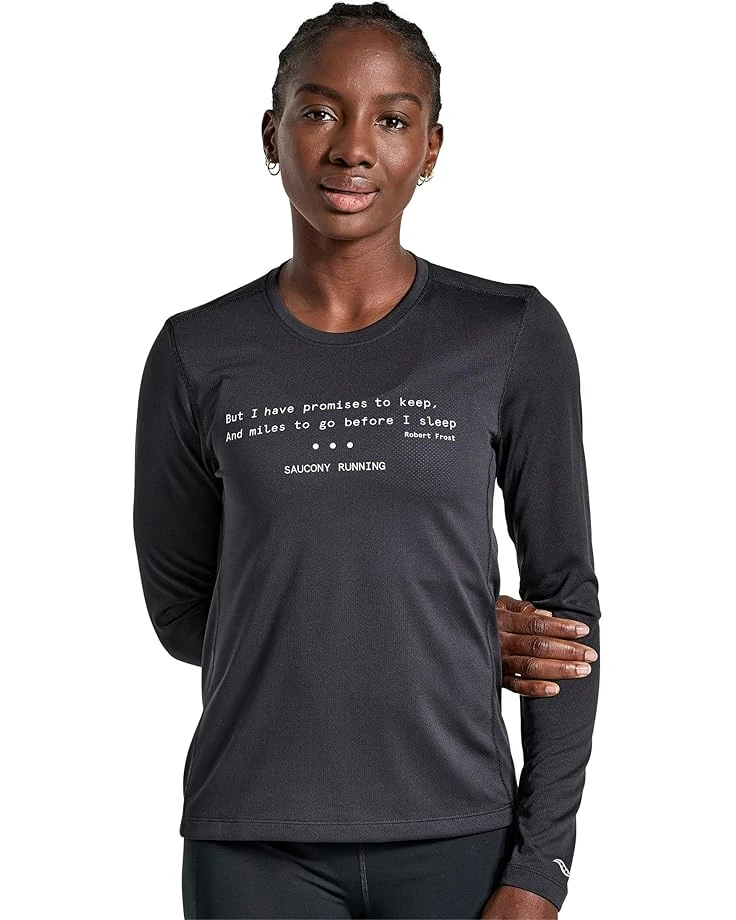 Saucony Stopwatch Graphic Long Sleeve 1 Saucony Stopwatch Graphic Long Sleeve