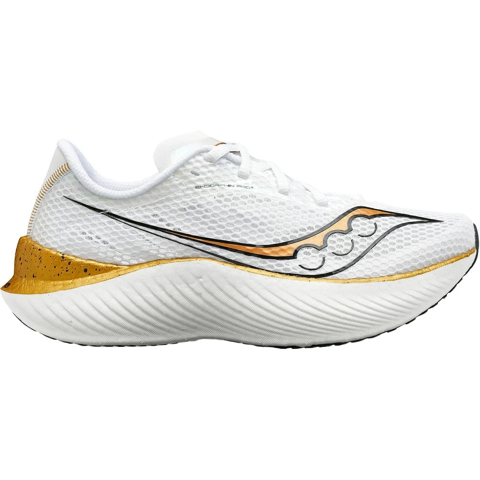 Saucony Endorphin Pro 3 Shoes Women - White/gold 1 Saucony Endorphin Pro 3 Shoes Women - White/gold