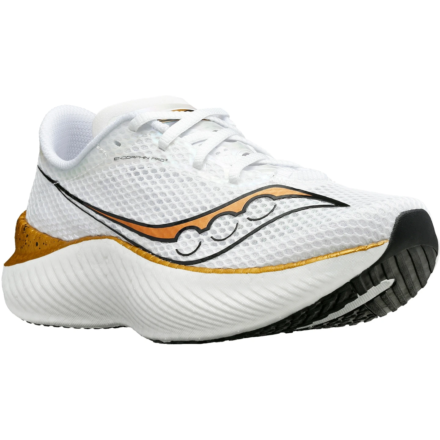 Saucony Endorphin Pro 3 Shoes - White/gold 2 Saucony Endorphin Pro 3 Shoes - White/gold - Image 2