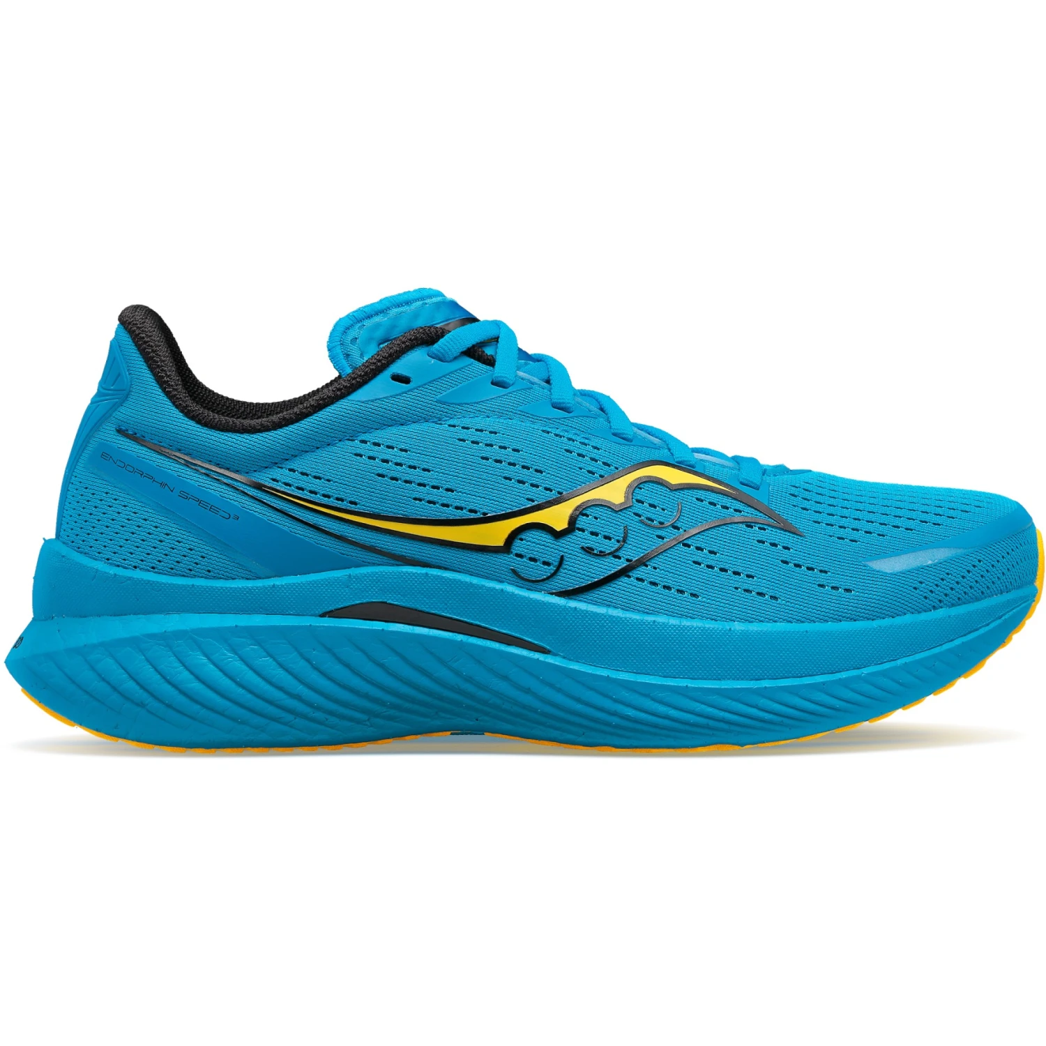 Saucony Endorphin Speed 3 Men Road Shoe - Ocean/vizi/gold 2 Saucony Endorphin Speed 3 Men Road Shoe - Ocean/vizi/gold - Image 2