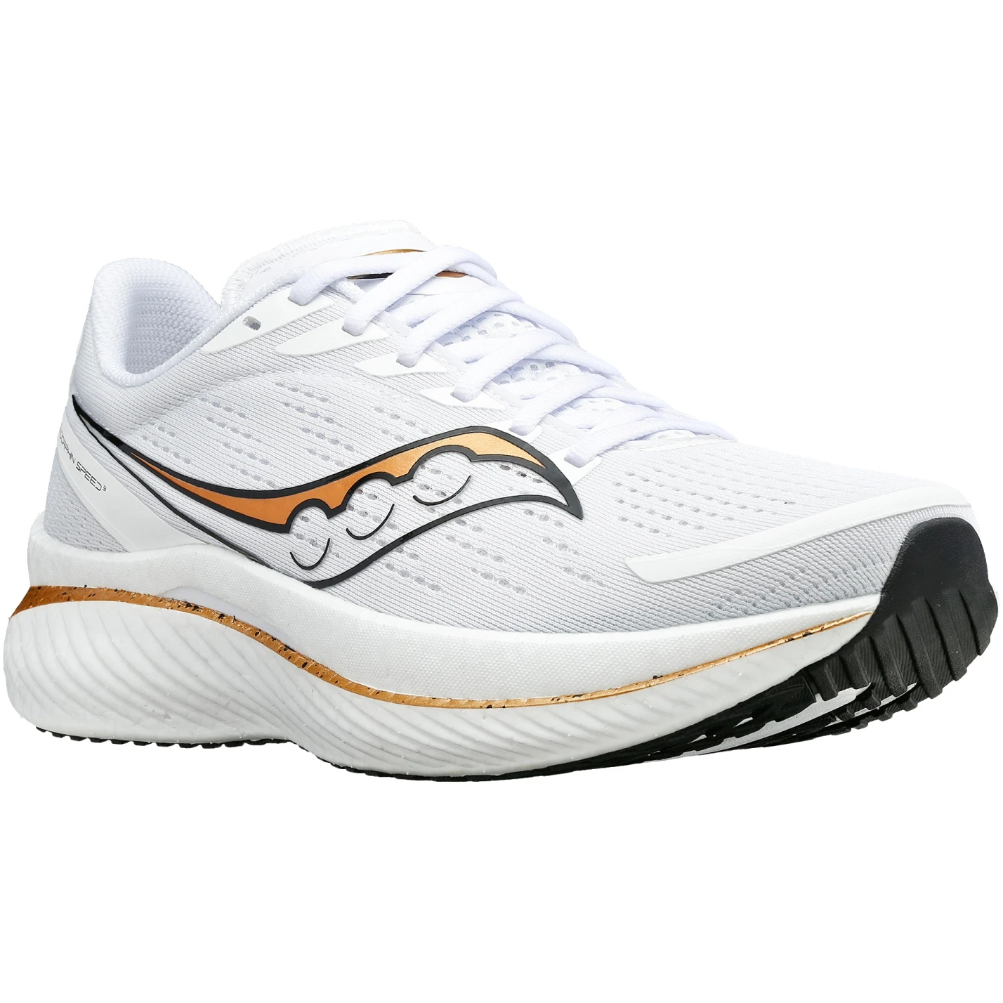 Saucony Endorphin Speed 3 Running Shoes - White/gold 2 Saucony Endorphin Speed 3 Running Shoes - White/gold - Image 2