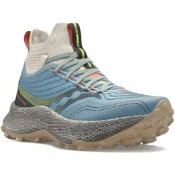 Saucony Endorphin Trail Mid Women's Trail Running Shoes - Slate/coral -Saucony Shop saucony endorphin trail mid women s slate coral 5 1182517