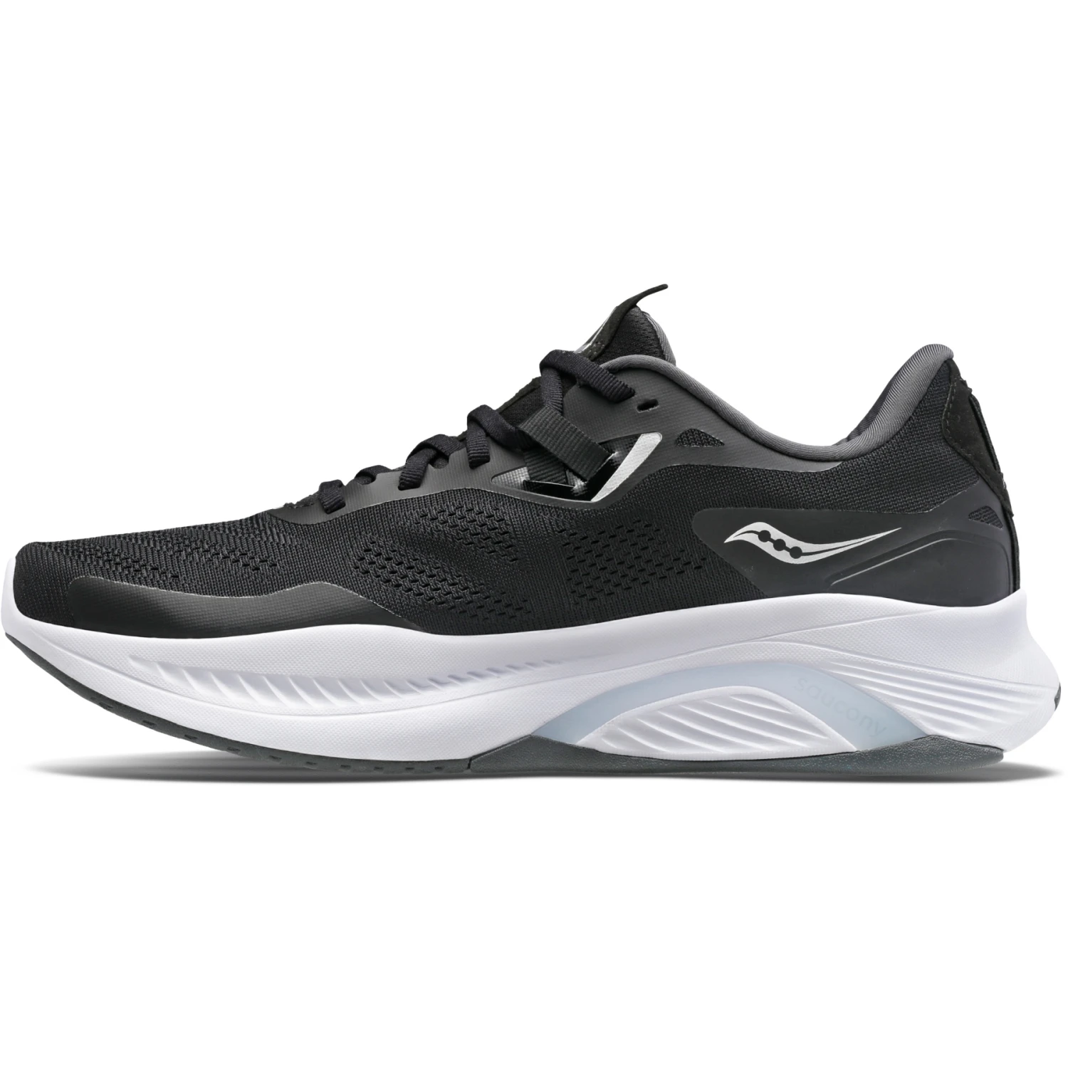 Saucony Guide 15 Women's Running Shoes - Black/white 2 Saucony Guide 15 Women's Running Shoes - Black/white - Image 2