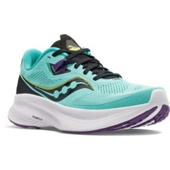 Saucony Guide 15 Women's Running Shoes - Cool Mint/acid -Saucony Shop saucony guide 15 women s running shoes cool mint acid 5 1126397