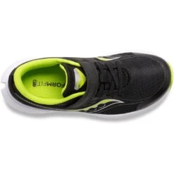 Saucony Kinvara 13 A/C Boy's Running Shoes - Black/lime -Saucony Shop saucony kinvara 13 a c boy s running shoes black lime 4 1126812