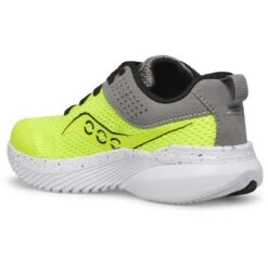 Saucony Kinvara 14 Kids Shoes - Citron/grey -Saucony Shop saucony kinvara 14 kids shoes citron grey 2 1377328