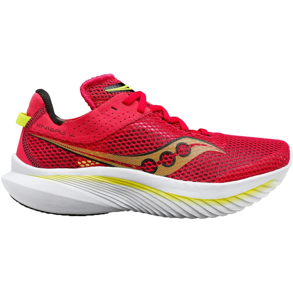 Saucony Kinvara 14 Running Shoes Women - Red Rose 1 Saucony Kinvara 14 Running Shoes Women - Red Rose