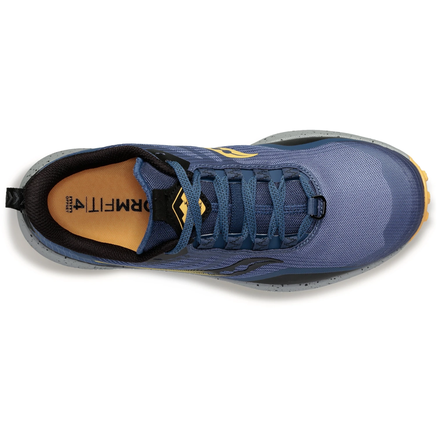 Saucony Peregrine 12 Women Trail Shoe - Basin/gold 4 Saucony Peregrine 12 Women Trail Shoe - Basin/gold - Image 4