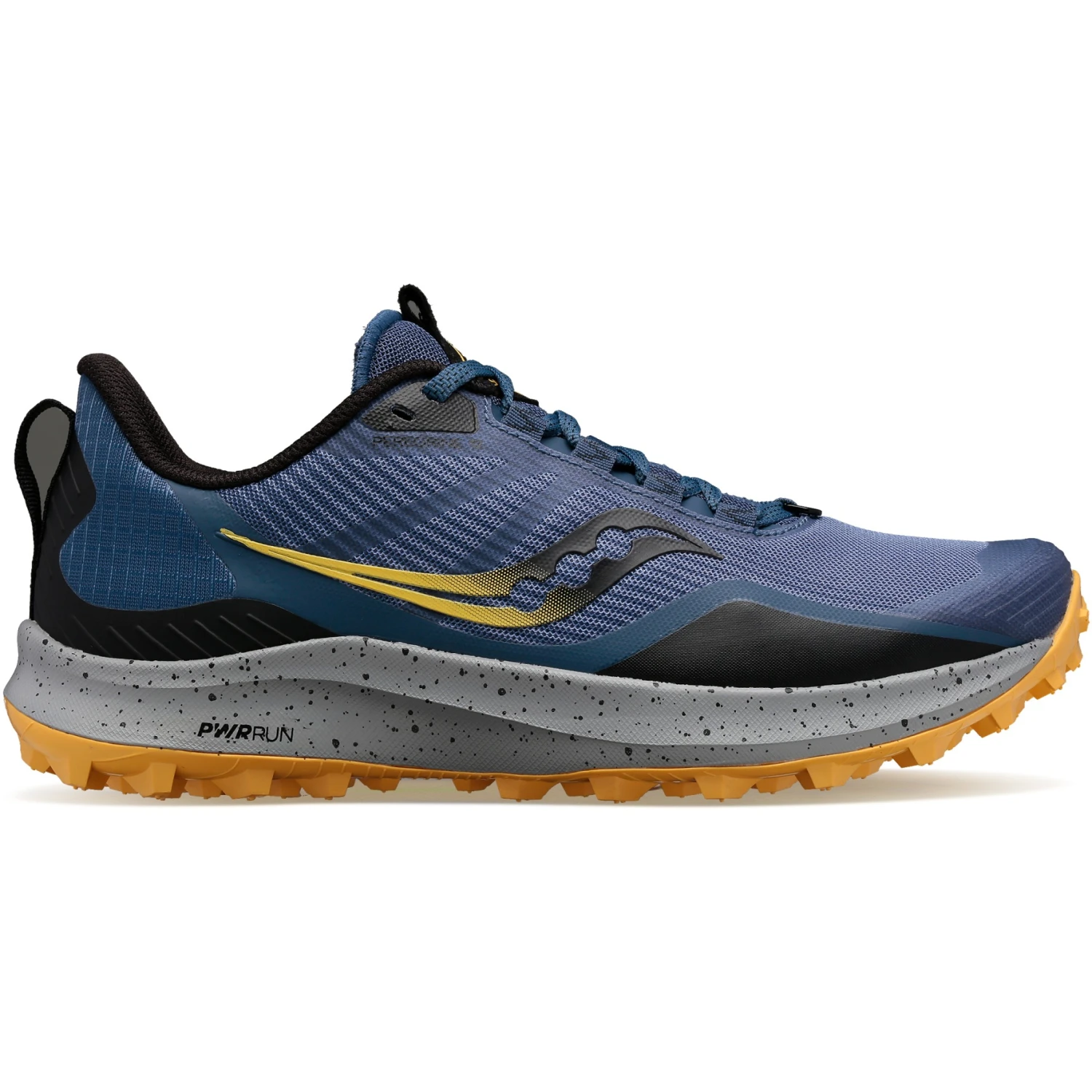 Saucony Peregrine 12 Women Trail Shoe - Basin/gold 2 Saucony Peregrine 12 Women Trail Shoe - Basin/gold - Image 2