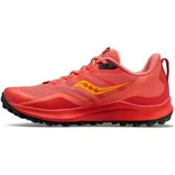 Saucony Peregrine 12 Women Trail Shoe - Coral/redrock -Saucony Shop saucony peregrine 12 women trail shoe coral redrock5 1226464