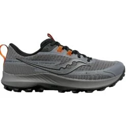 Saucony Peregrine 13 GTX Running Shoes - Gravel/black