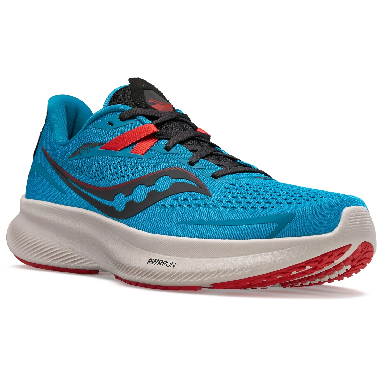 Saucony Ride 15 Men Road Shoe - Ocean/black 1 Saucony Ride 15 Men Road Shoe - Ocean/black