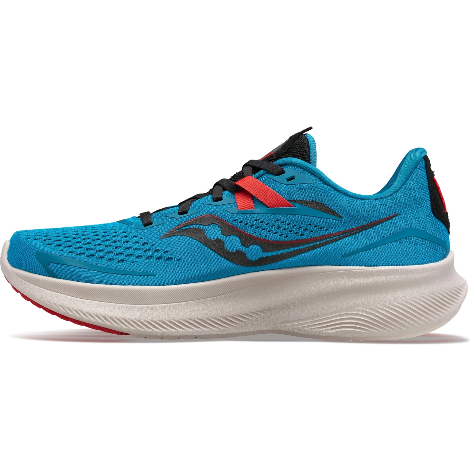 Saucony Ride 15 Men Road Shoe - Ocean/black 3 Saucony Ride 15 Men Road Shoe - Ocean/black - Image 3