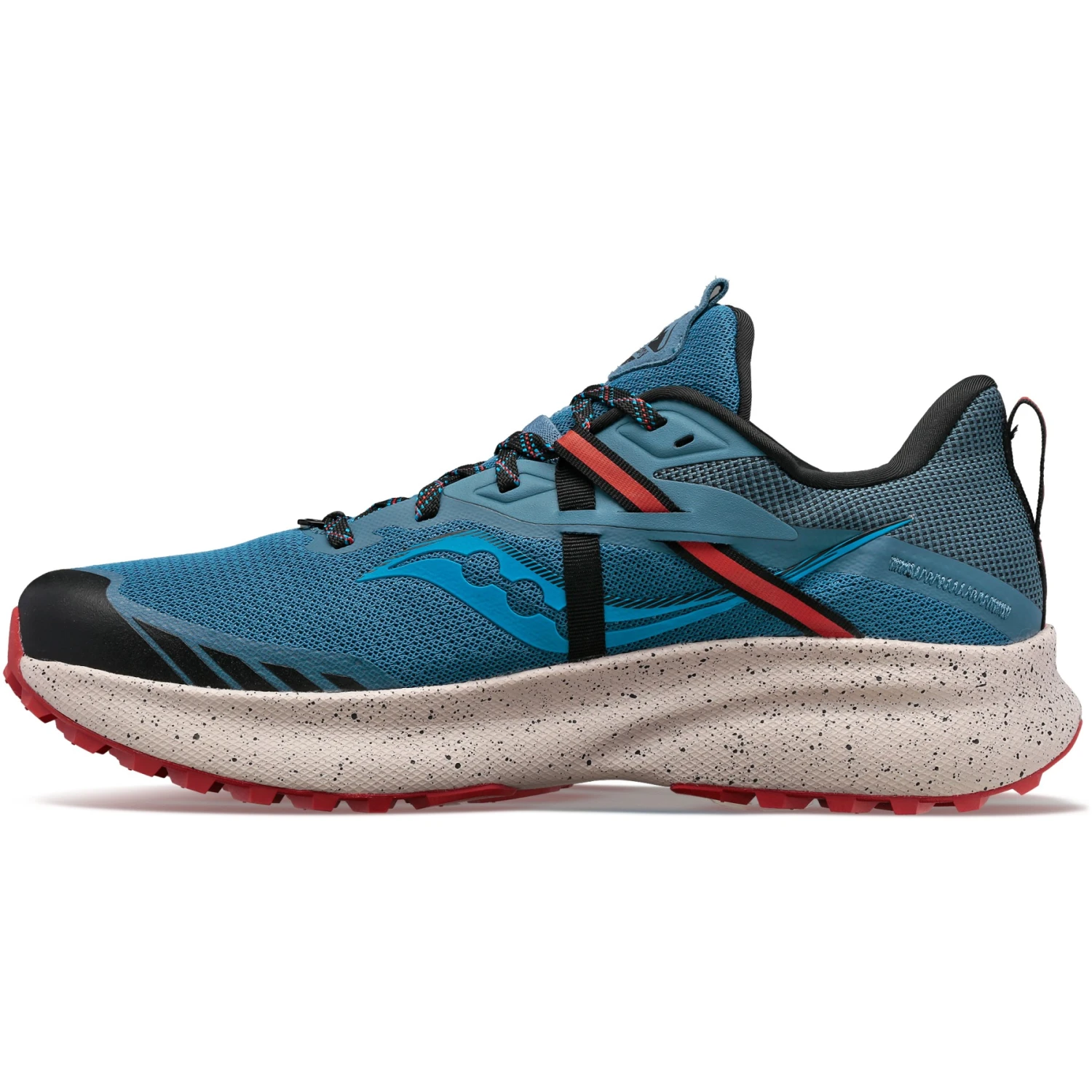 Saucony Ride 15 TR Men Trail Shoe - Deep Sea/lava 3 Saucony Ride 15 TR Men Trail Shoe - Deep Sea/lava - Image 3