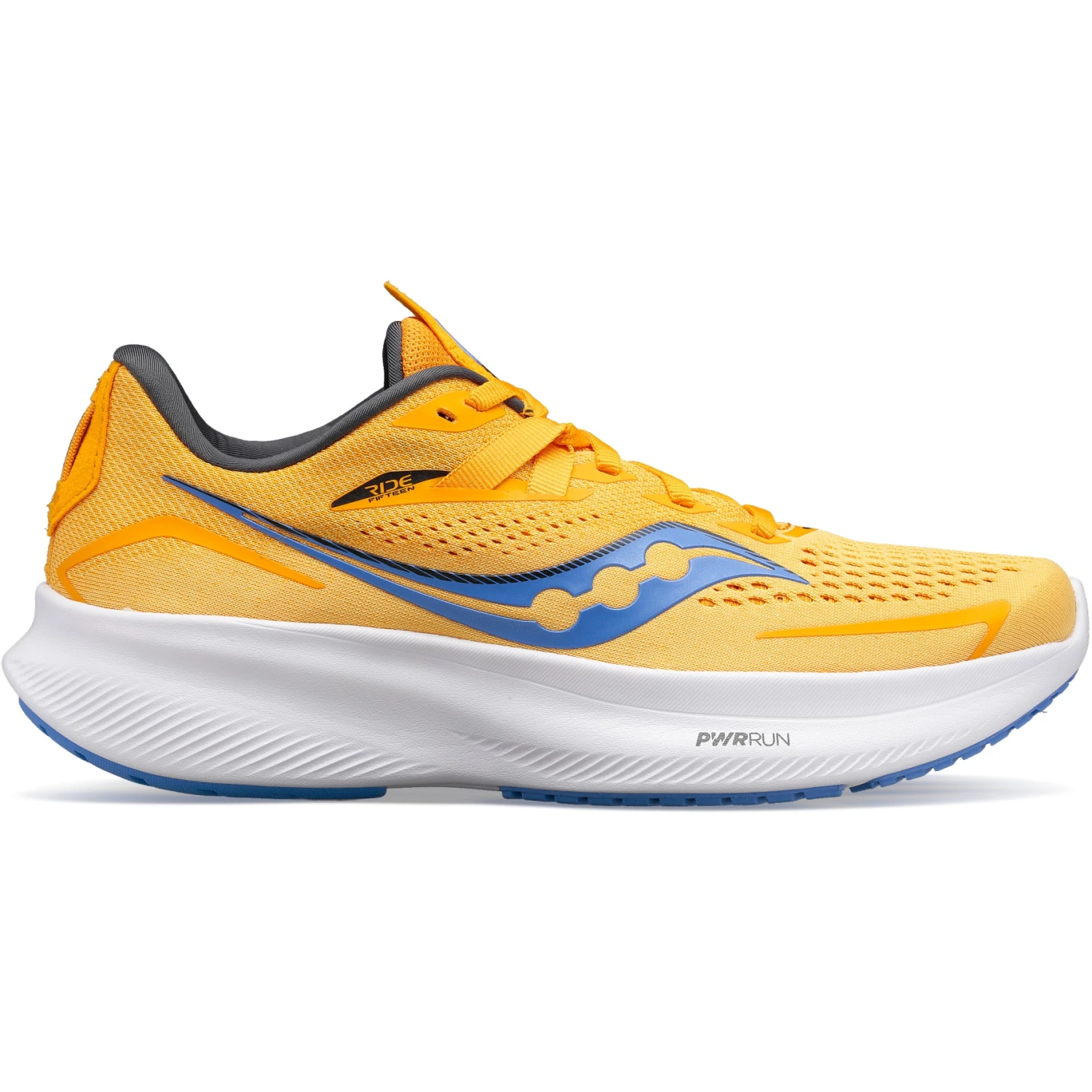 Saucony Ride 15 Women Road Shoe - Gold/horizon 2 Saucony Ride 15 Women Road Shoe - Gold/horizon - Image 2