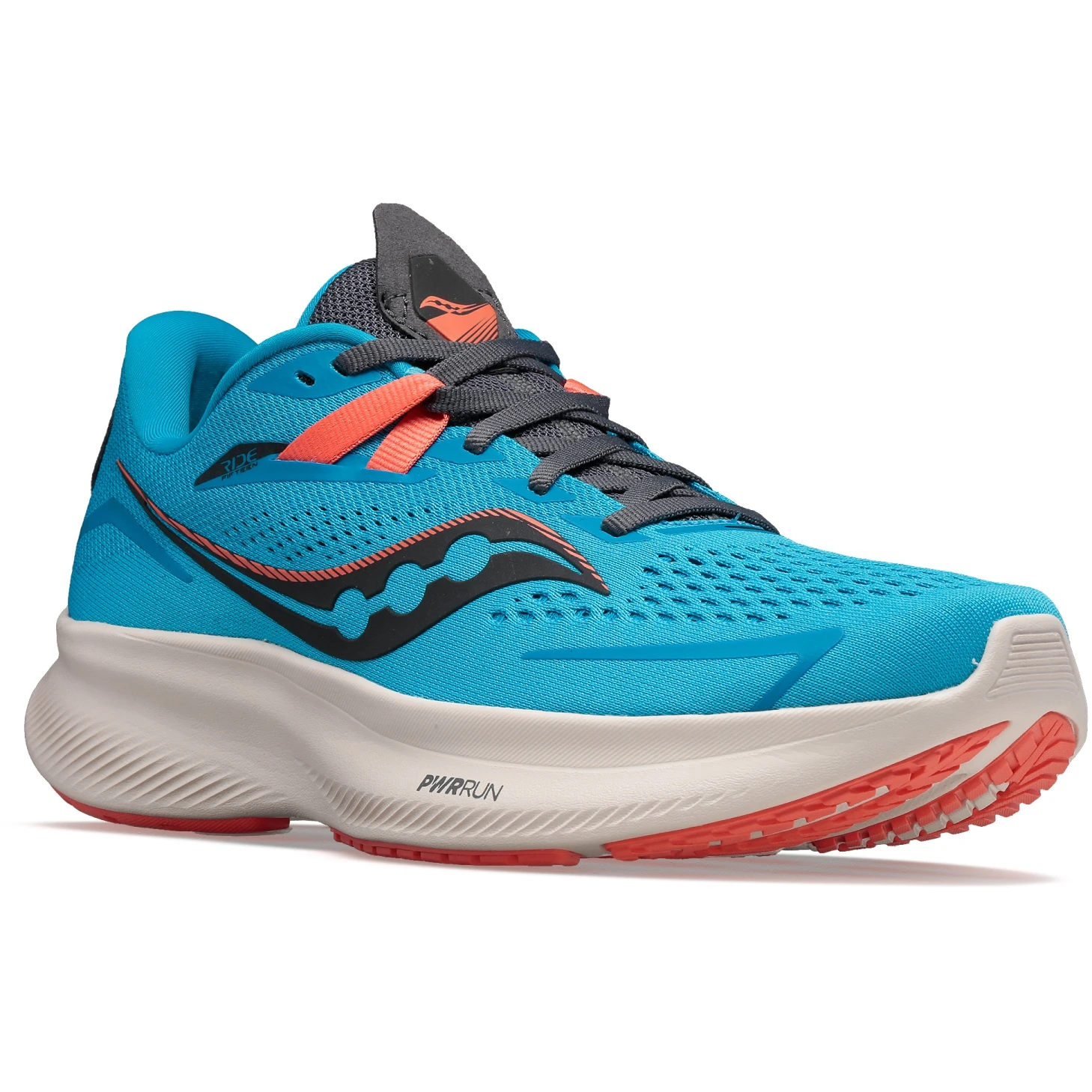 Saucony Ride 15 Women Road Shoe - Ocean/shadow 1 Saucony Ride 15 Women Road Shoe - Ocean/shadow