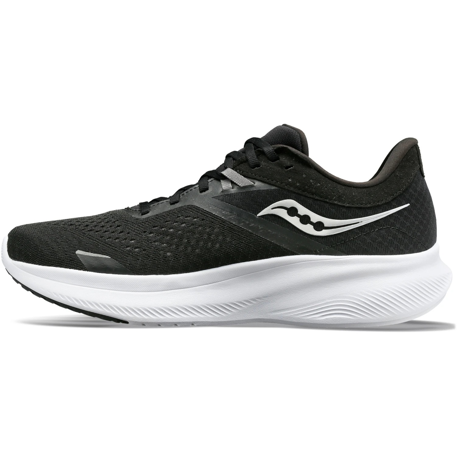 Saucony Ride 16 Running Shoes - Black/white 2 Saucony Ride 16 Running Shoes - Black/white - Image 2