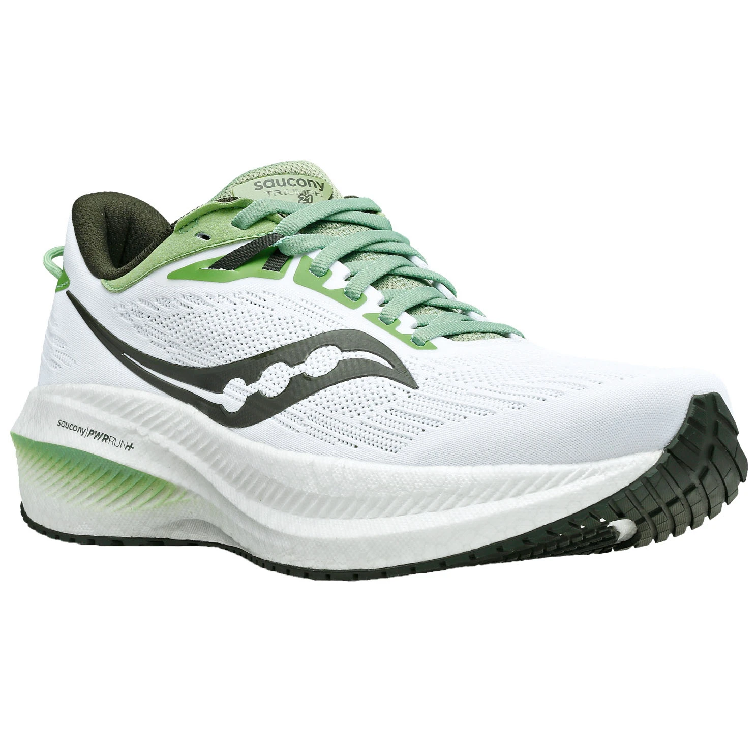 Saucony Triumph 21 Running Shoes - White/umbra 4 Saucony Triumph 21 Running Shoes - White/umbra - Image 4