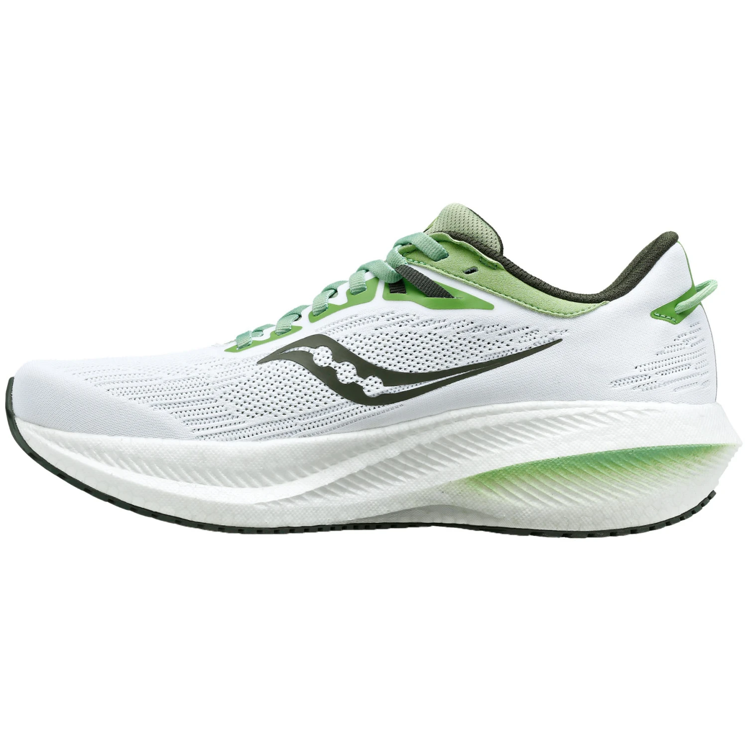 Saucony Triumph 21 Running Shoes - White/umbra 2 Saucony Triumph 21 Running Shoes - White/umbra - Image 2
