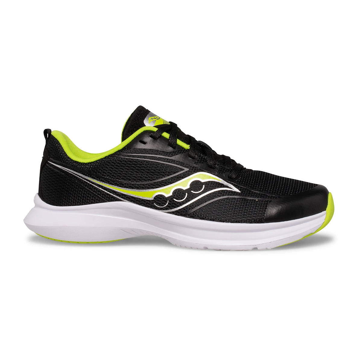 Saucony Kinvara 13 Boys Running Shoes - Black/lime 1 Saucony Kinvara 13 Boys Running Shoes - Black/lime